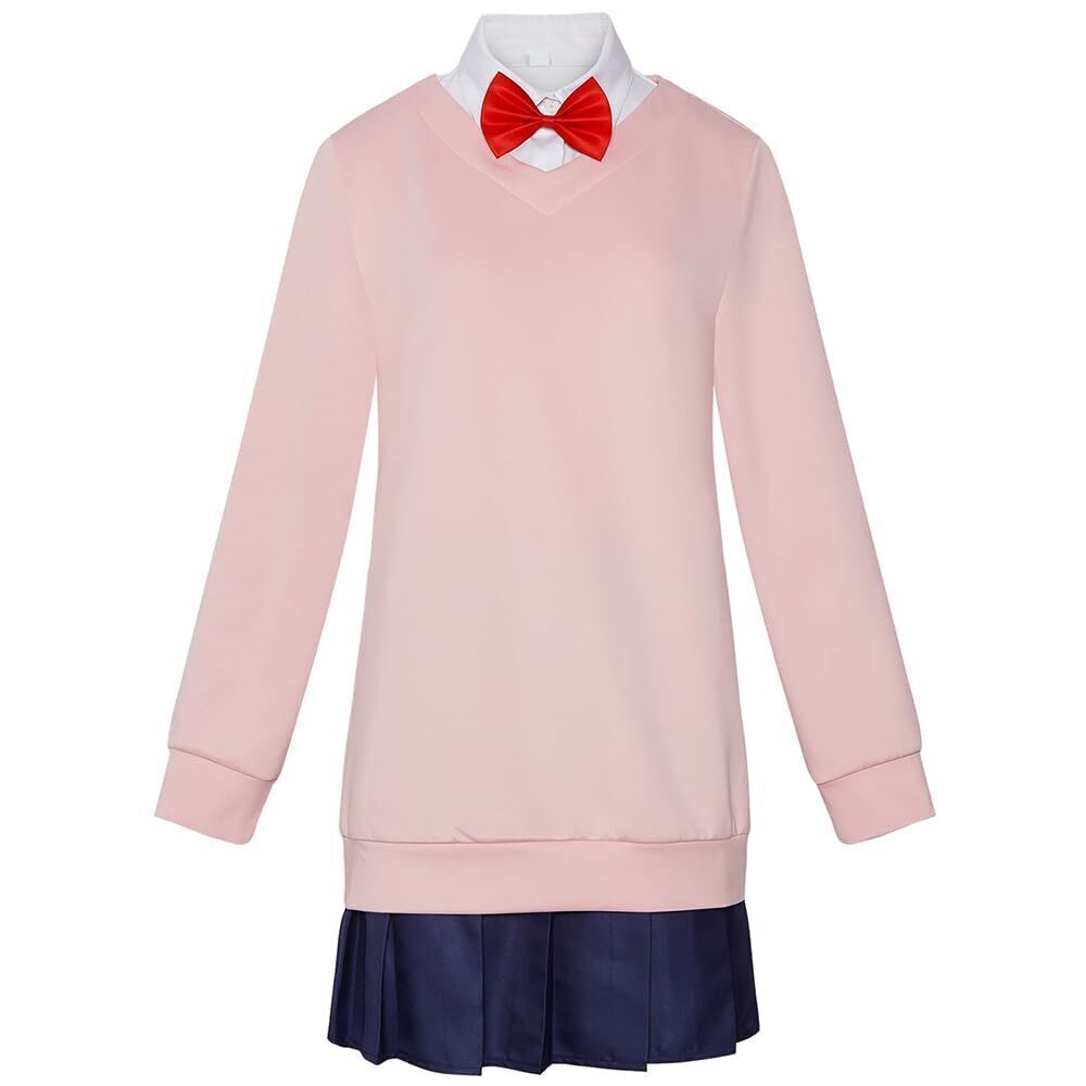 8740 Momo Ayase Anime Cosplay Costume Full Set, and Girls Uniform Outfit